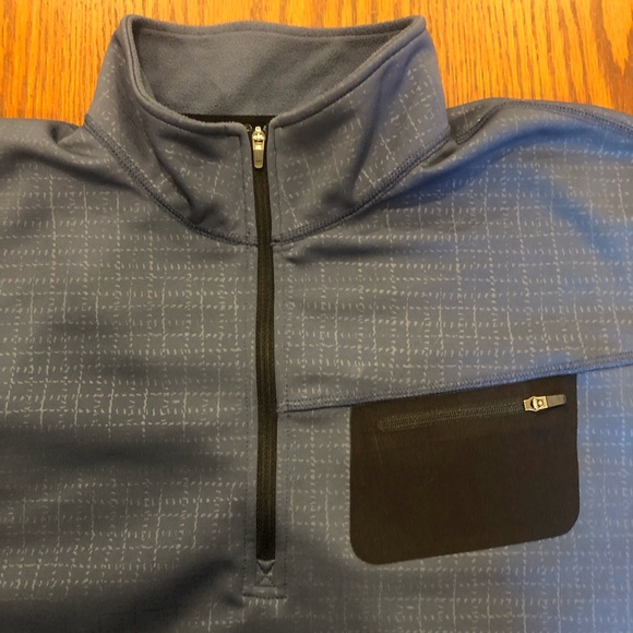 prAna Men’s 1/2 zip Pullover Sweater Blue Size XL - Picture 6 of 12